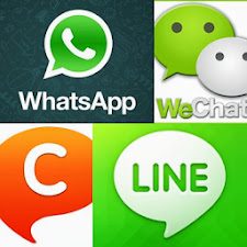 Whatsapp, We Chat, Chat On @ Line