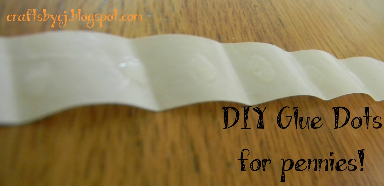 Crafts by CJ Homemade Glue Dots