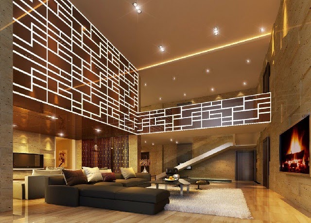 Contemporary Living Room Lighting Design