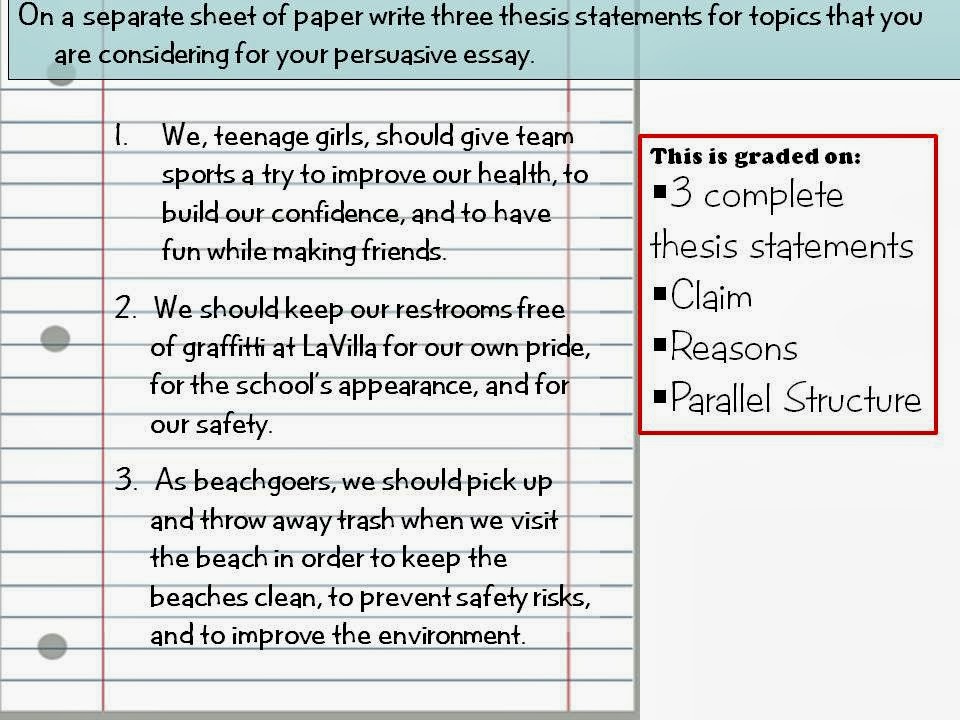 Analytical Essay Topic Sentence Examples