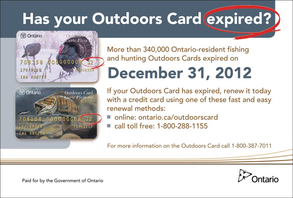 IBASSIN Is your Outdoor Card going to Expire?