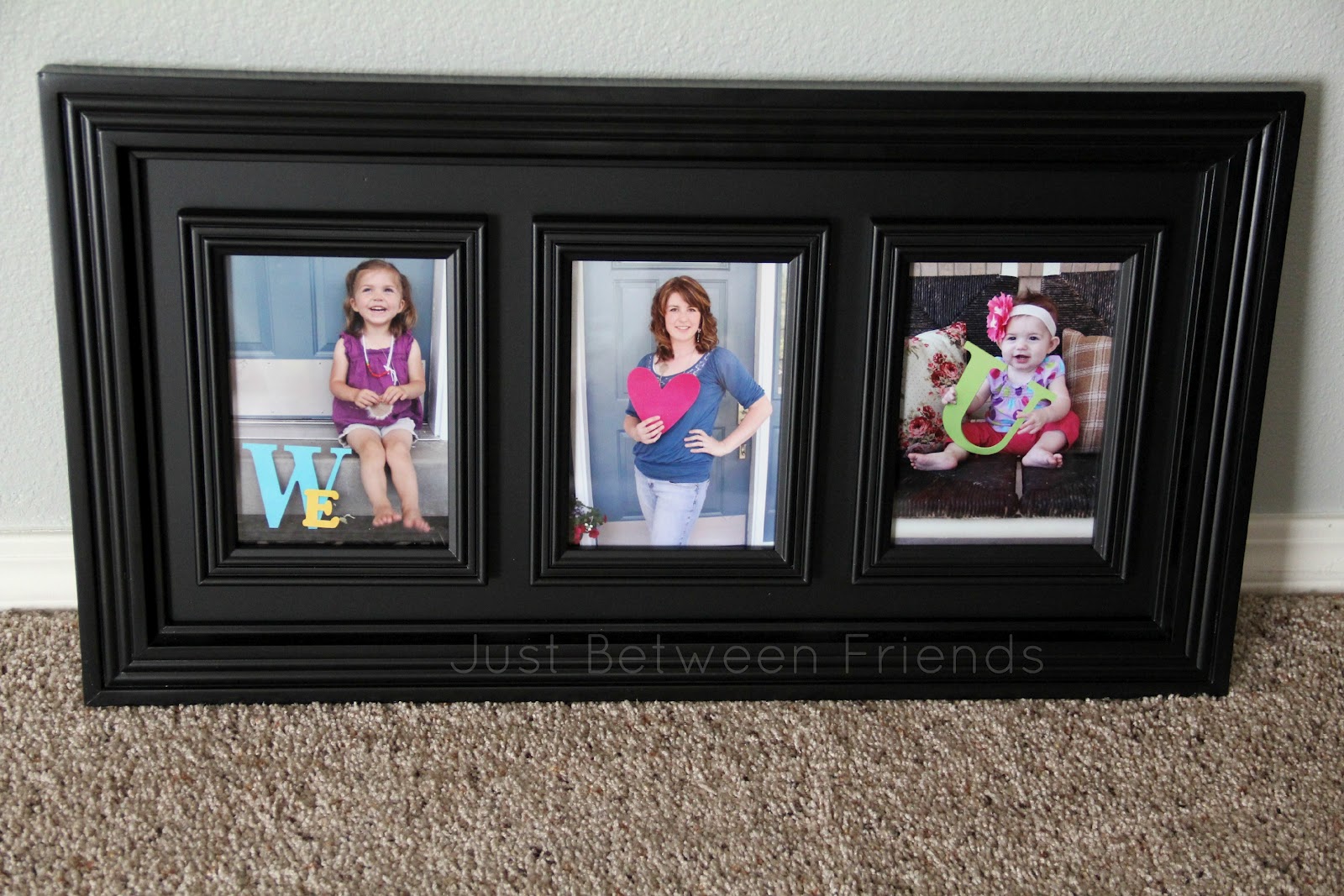 Just Between Friends Giving Framed Art as Gifts