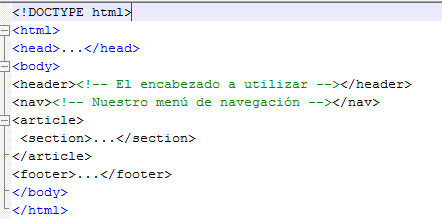 HTML5 pagina