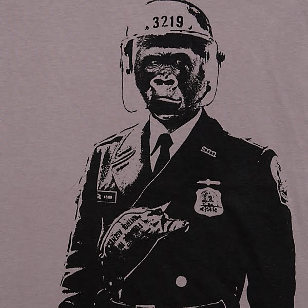 Waist Up Gorilla Cop