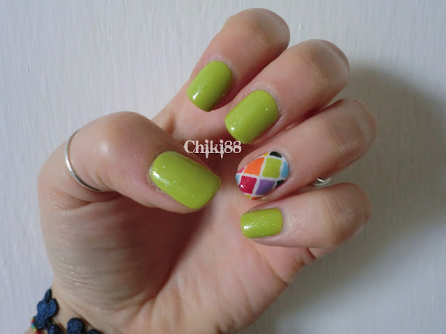Nail art - Arlecchino's nails - foto senza flash