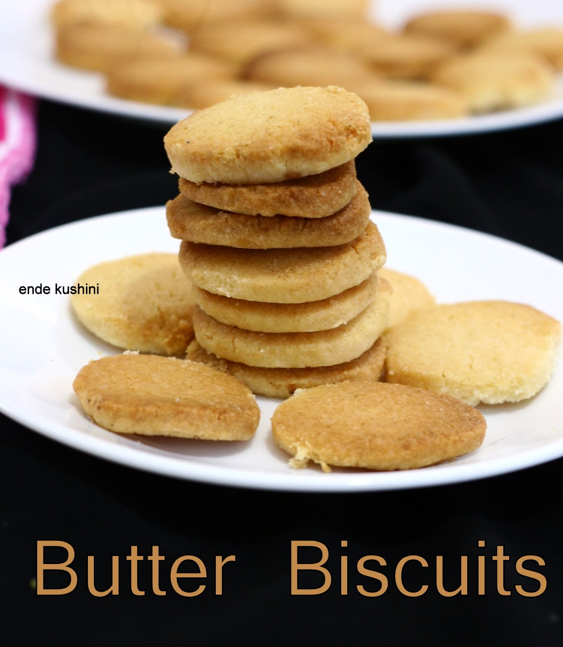 Ende Kushini Indian tea shop butter biscuits/cookies