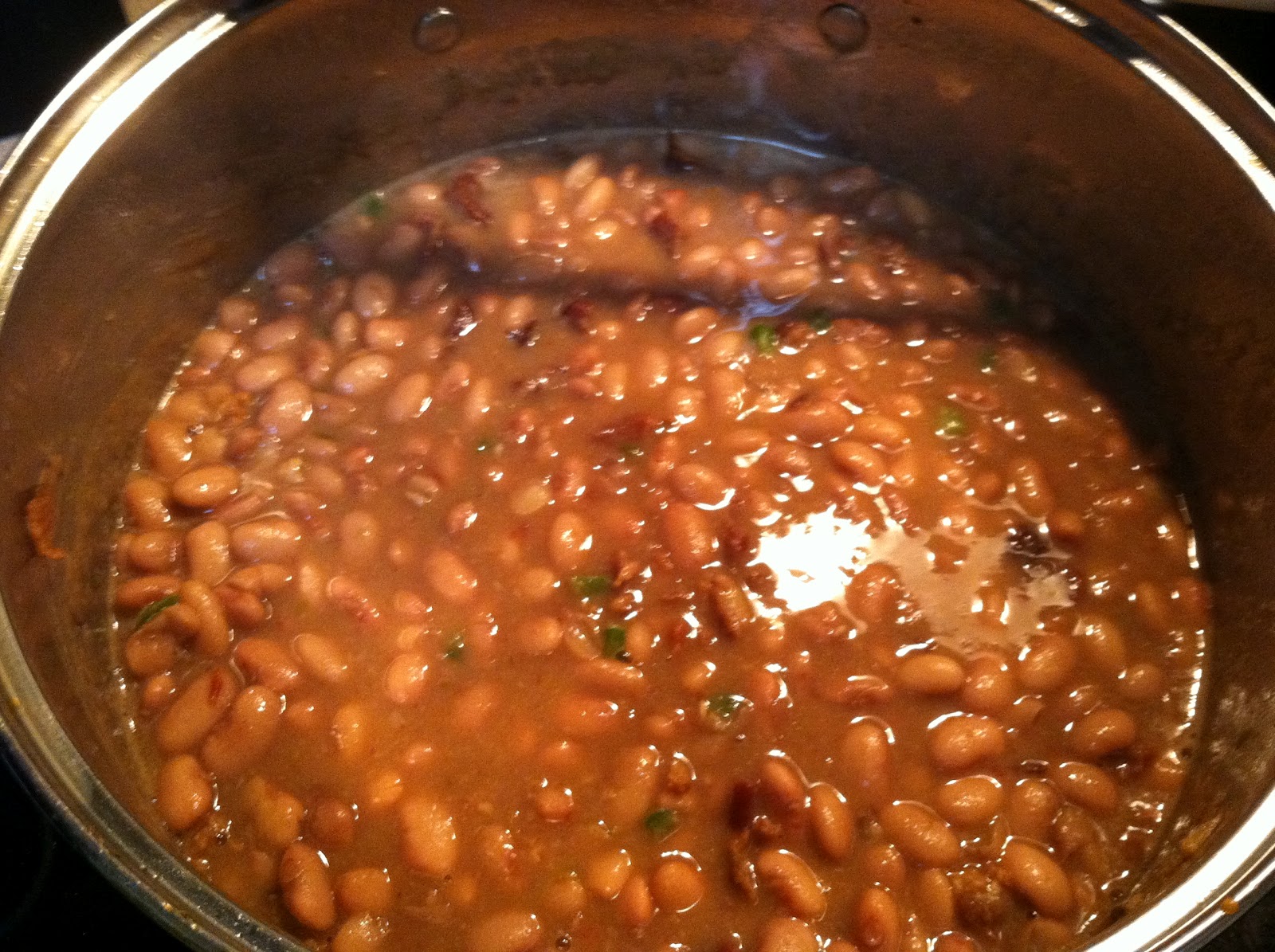 BaconSimmered Pinto Beans