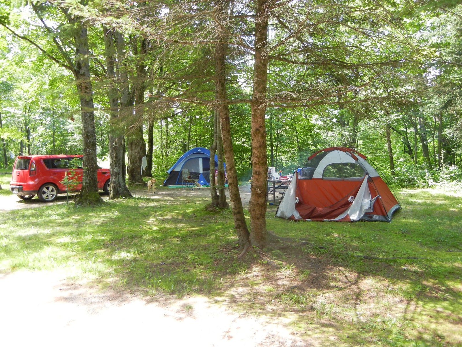 Hiking with Heather Camping on the Ice Age Trail