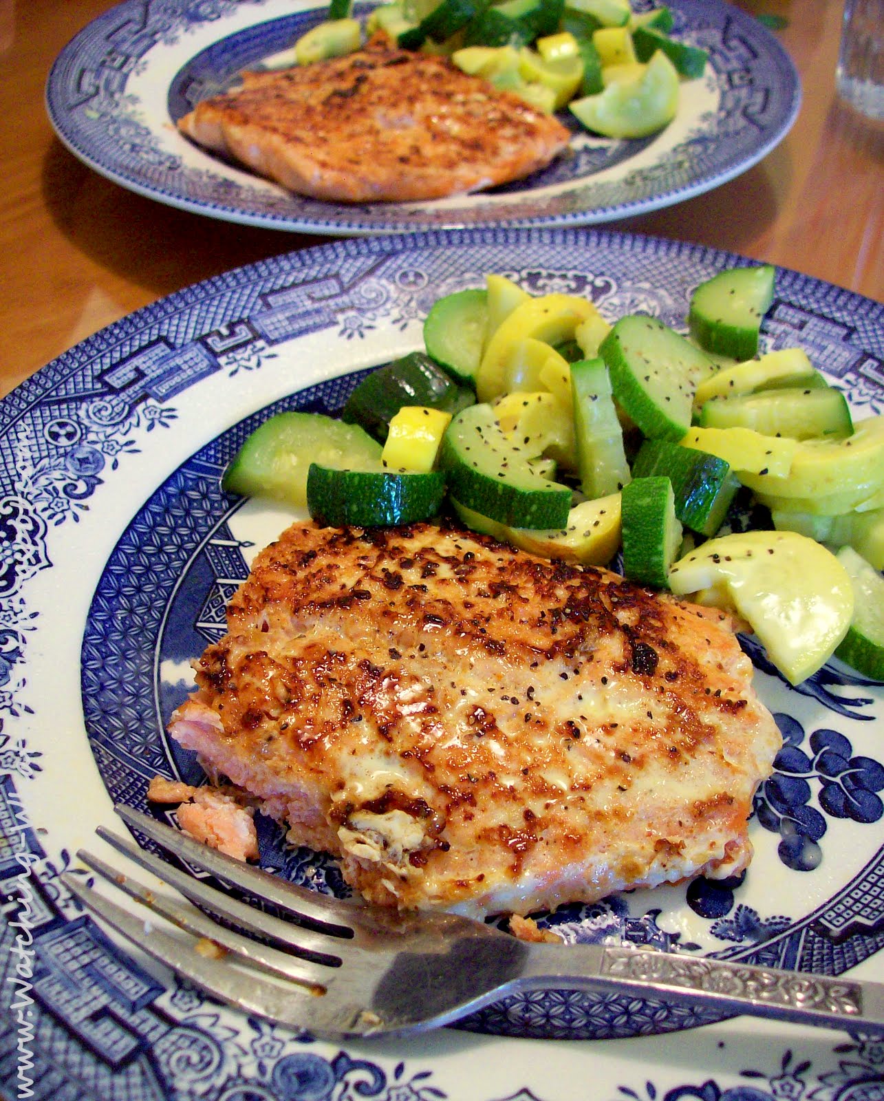 Watching What I Eat Salmon a perfectly healthy meal for Fish Friday