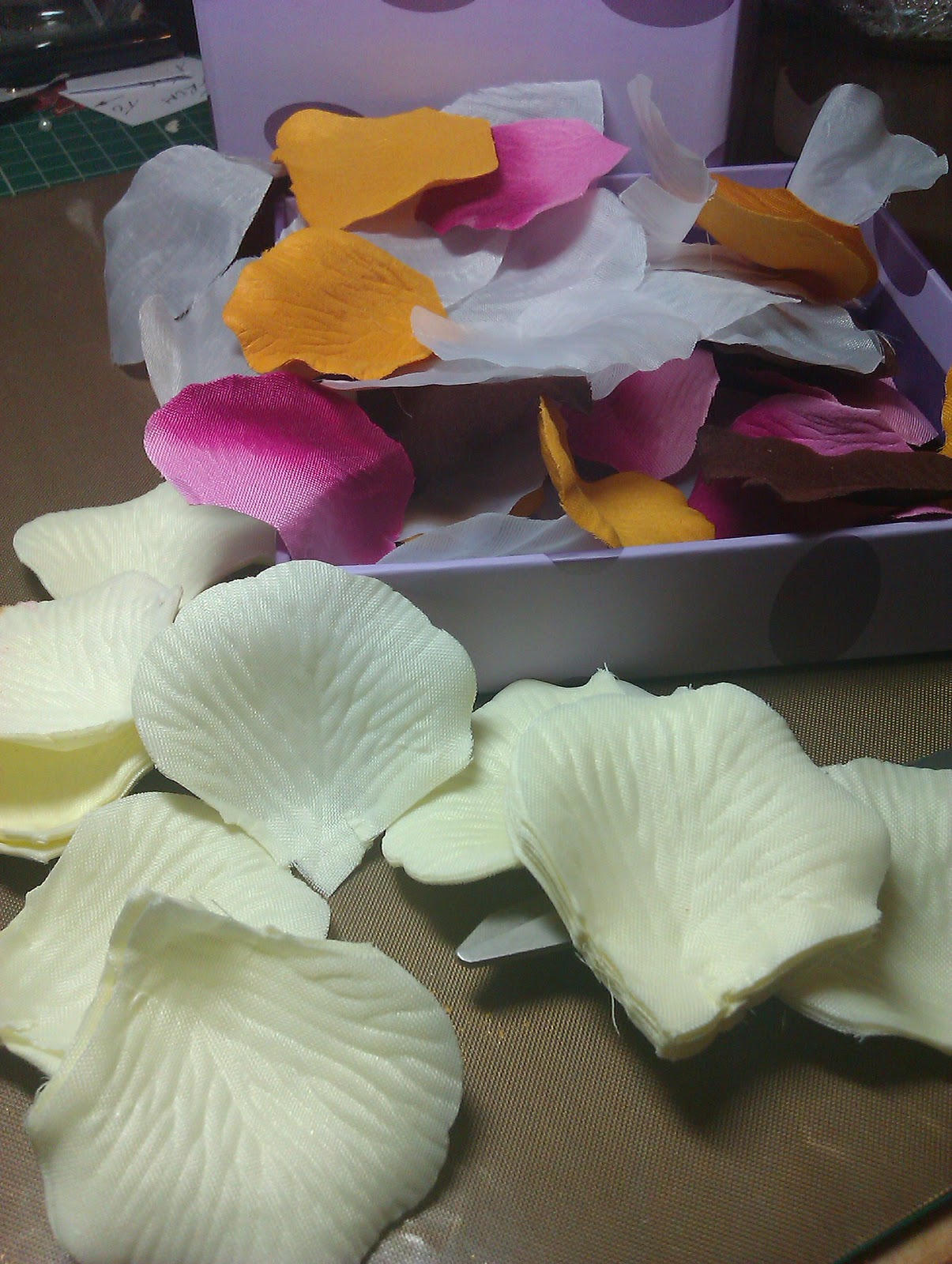 Crafty Loops Flower Tutorial Petaloops Making flowers from fake petals