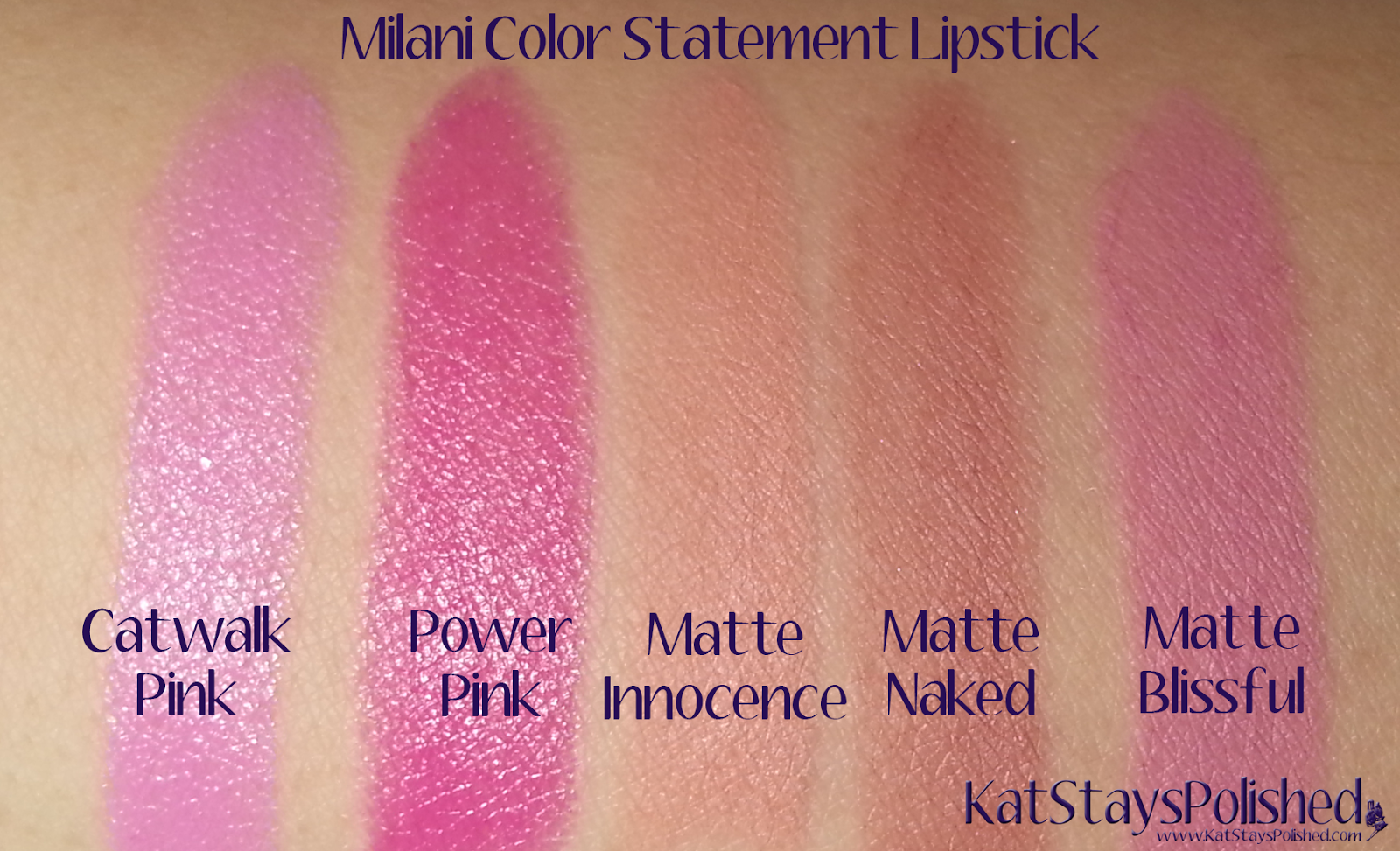 Milani Color Statement Matte Lipstick | Kat Stays Polished