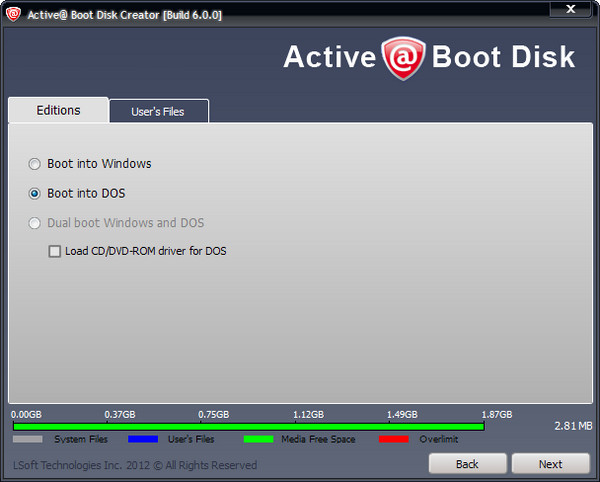 Active Boot Disk Suite 6.0.0 keygen