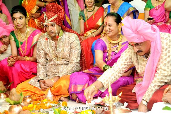 Juhi Godambe, Suraj Godambe, Dorris Godambe, Bharat Godambe - (4) -  All Celebs @Suraj Godambe & Monali's Wedding