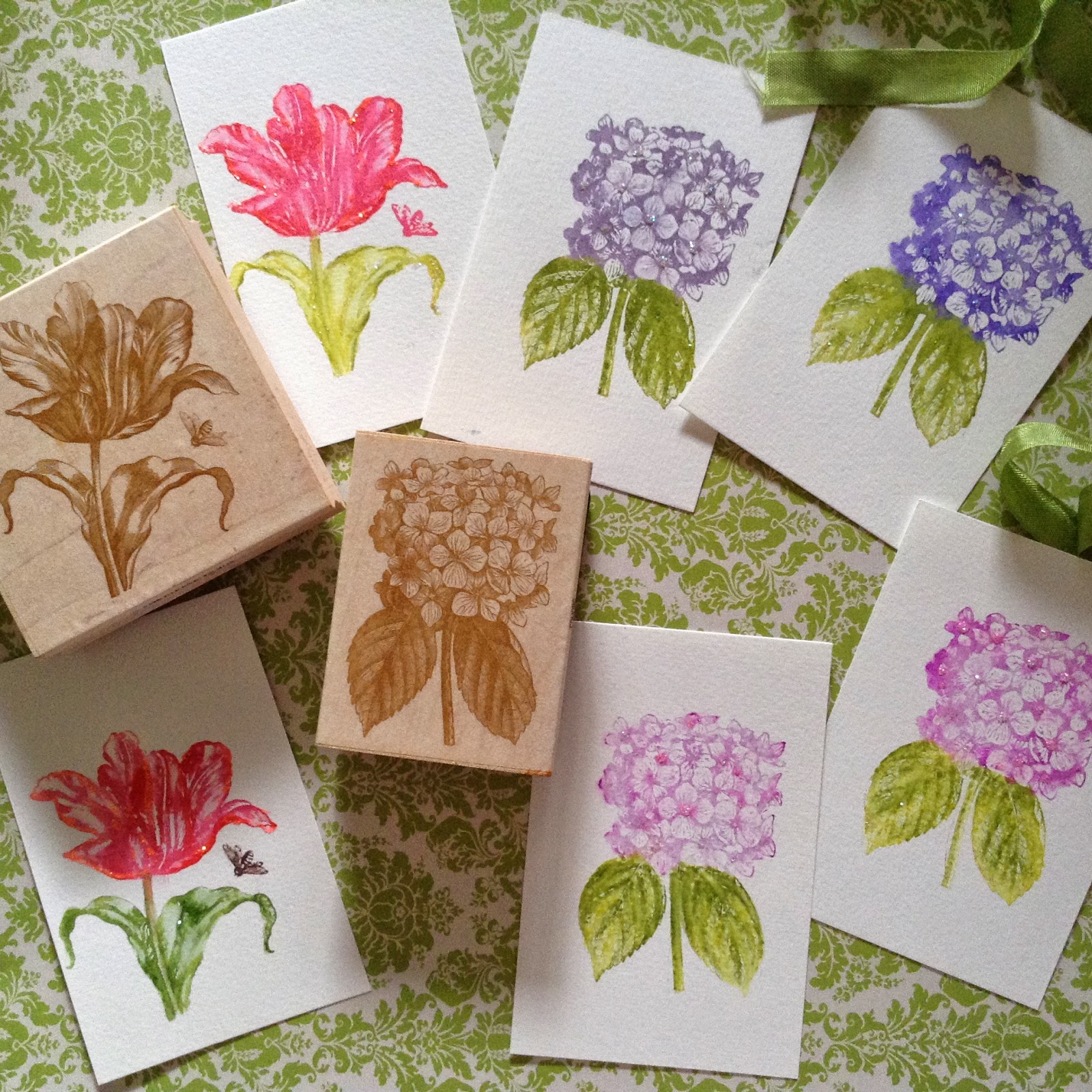 CrabtreeCreations Stamping with Watercolor Markers