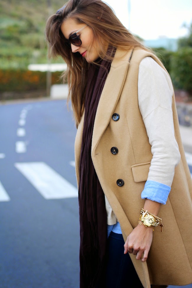 Marilyn's Closet FASHION BLOG Beige Vest