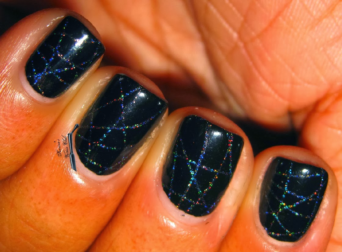Karine’s Vernis Club Holographic Laser Nail Art