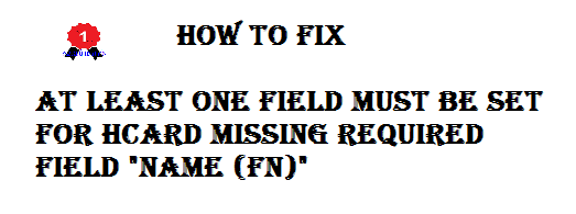 How to Fix Error Of hCard in Blogger How to Fix Error Of hCard in Blogger