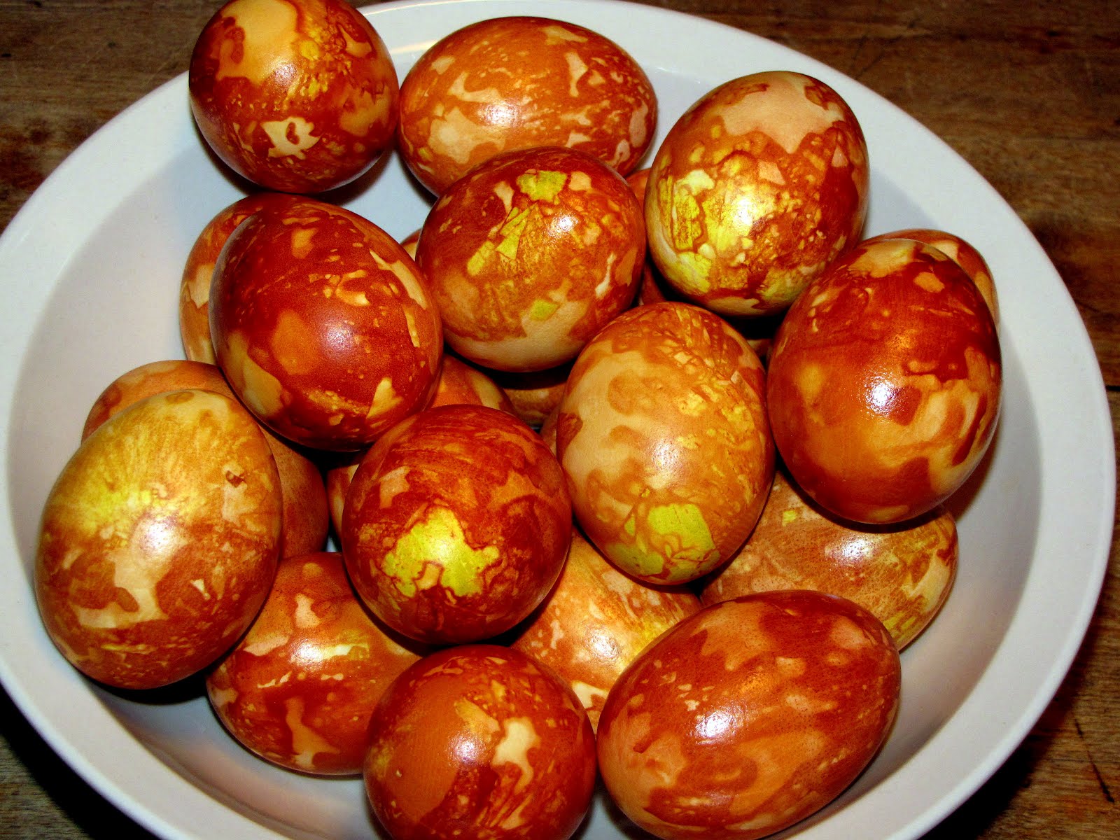 Letting in the Light Naturally Dyed Easter Eggs