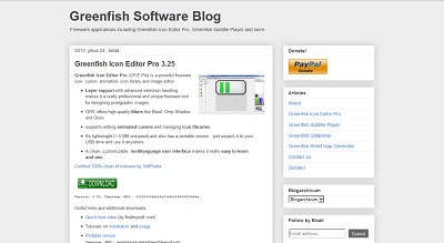 Greenfish Icon Editor Pro, Icon