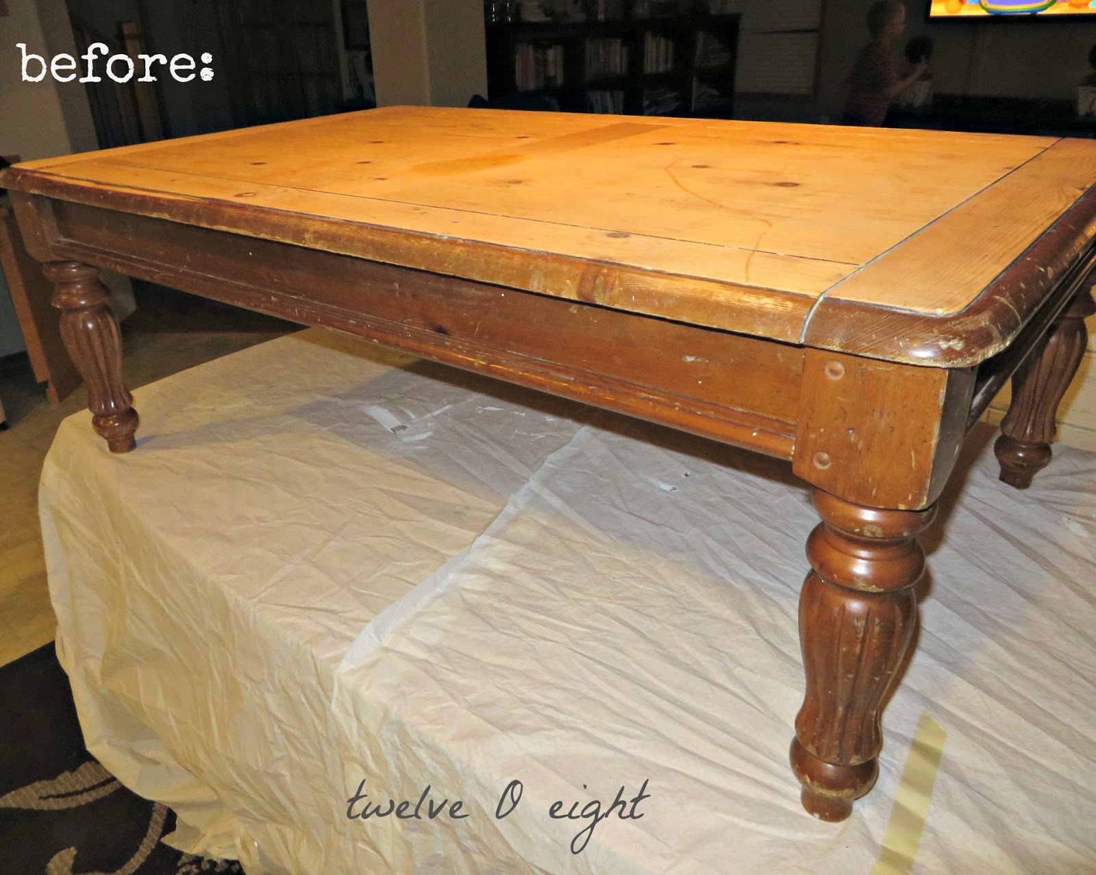 Pottery Barn Inspired Coffee Table