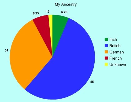 kathryn 39 s quest follow friday make an ancestry pie chart chart family tree