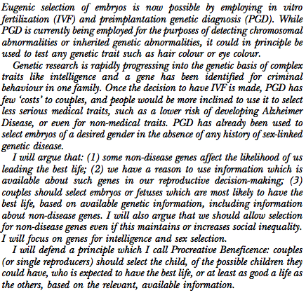 Procreative beneficence essay 3395 words 05 picture