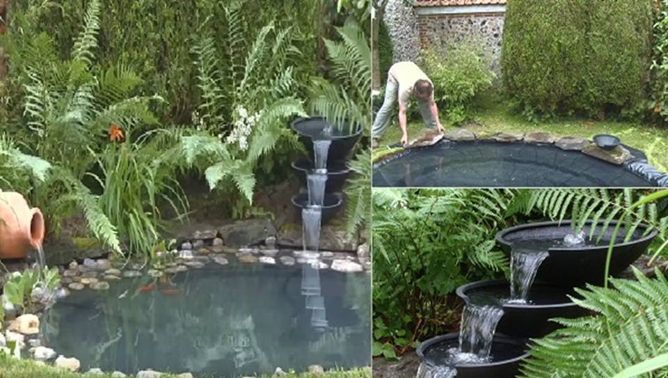 DIY project how to build a wonderful pond