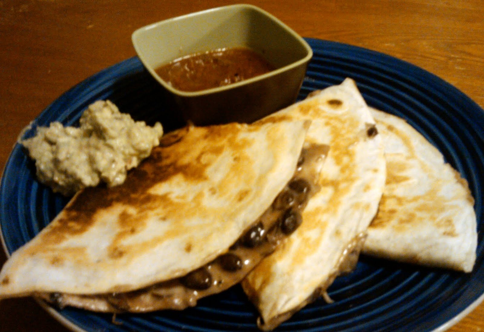 The Perfect Recipe Project Black Bean and Cheese Quesadilla plus Guacamole