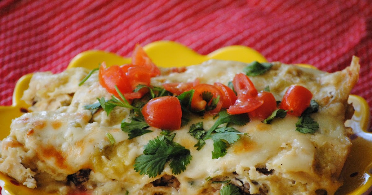 Minnesota Bread Creamy Green Chile Chicken Enchiladas