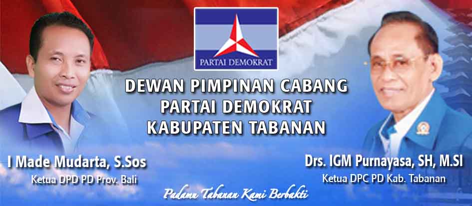 Situs Resmi DPC Partai Demokrat Tabanan