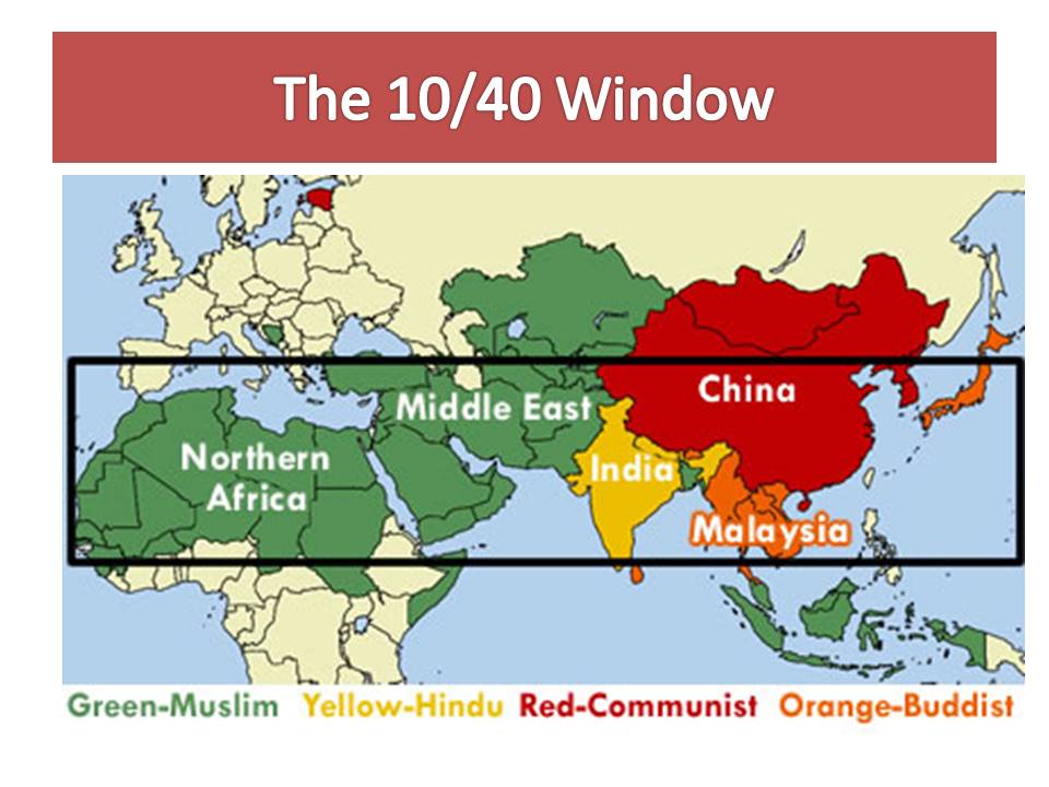 Your World Facts 105. The 10/40 Window