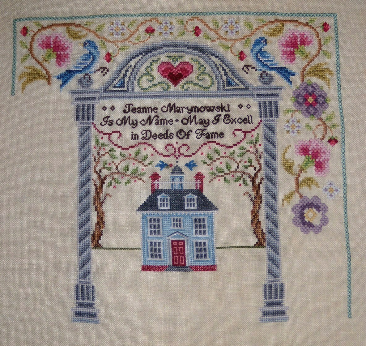 Willow Tree Stitcher April WIPocolypse update Willow Tree Stitcher