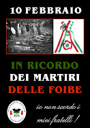 IN RICORDO DELLE FOIBE