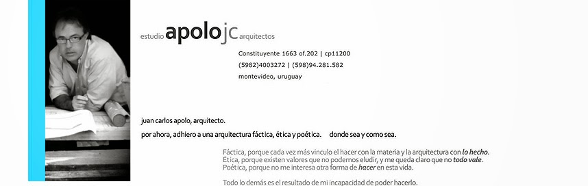 juan c apolo, arquitecto