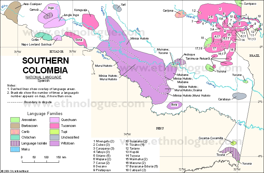 Las Lenguas de America Colombia