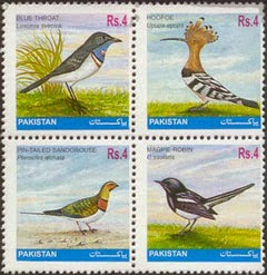 Birds of the World on Postage Stamps