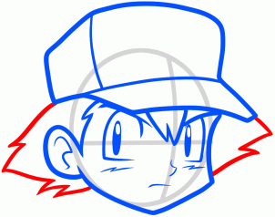 Como desenhar o Ash Ketchum  Tutorial de desenho passo a passo