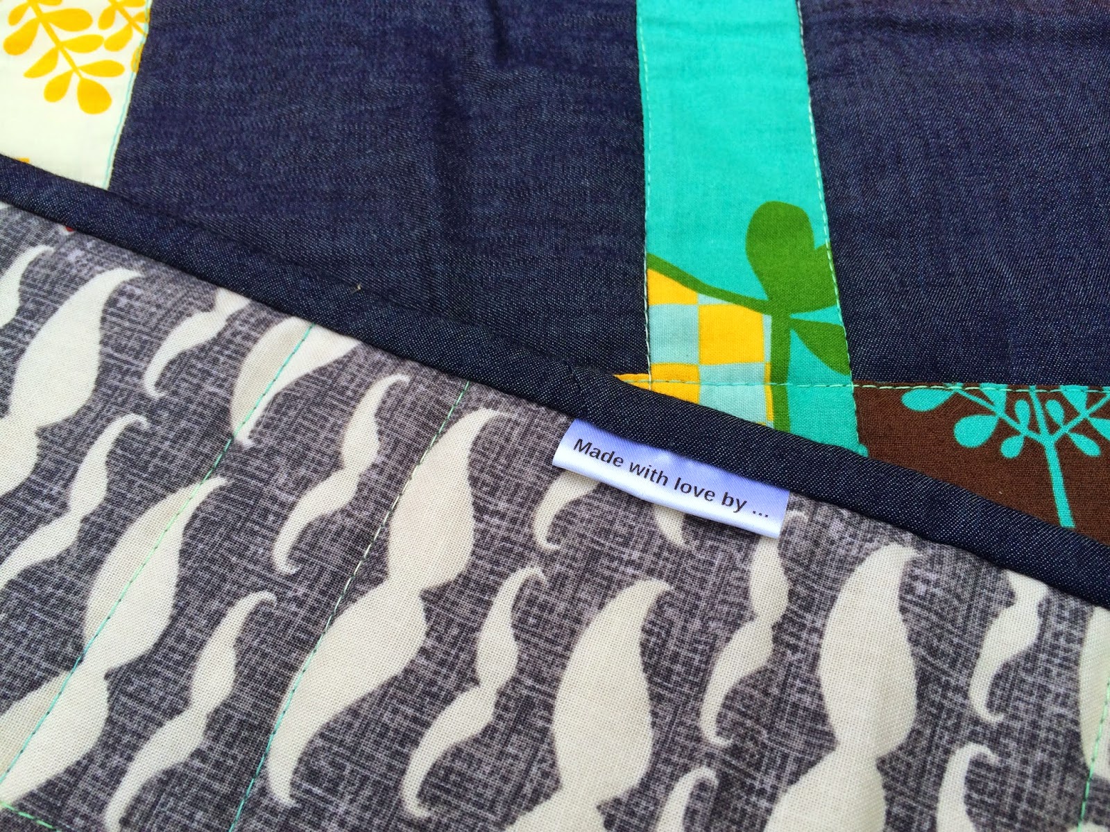 Sew Giving Texan Denim Baby Quilt