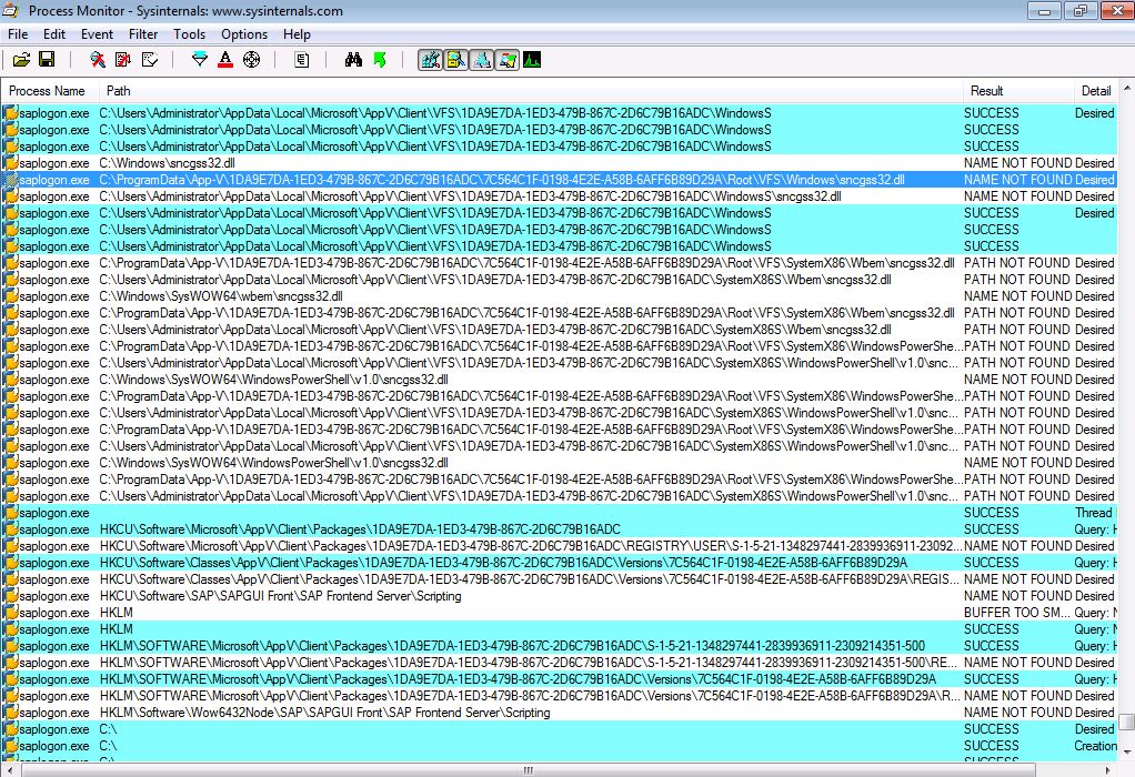 Issue with sequenced SAP GUI 7.40 "Unable to load GSSAPI DLL named