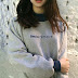 Stella Grey REPLAY Pullover with Navy Blue High Collar & Sleeve (UNISEX)
