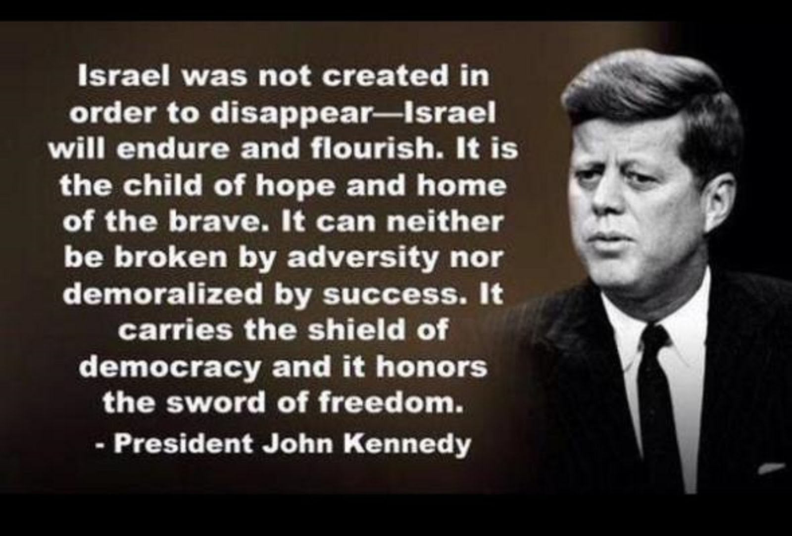JFK ON ISRAEL