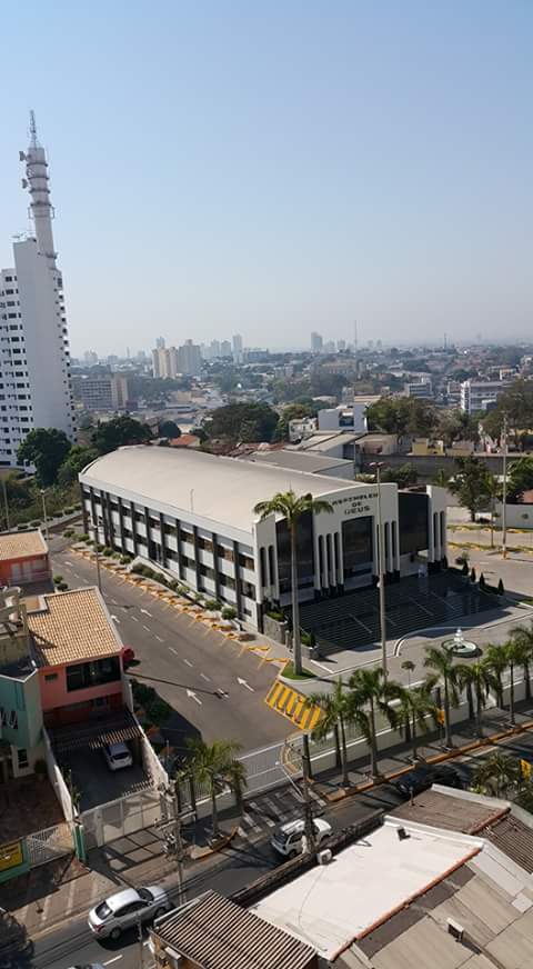 Vista aérea do Templo Sede