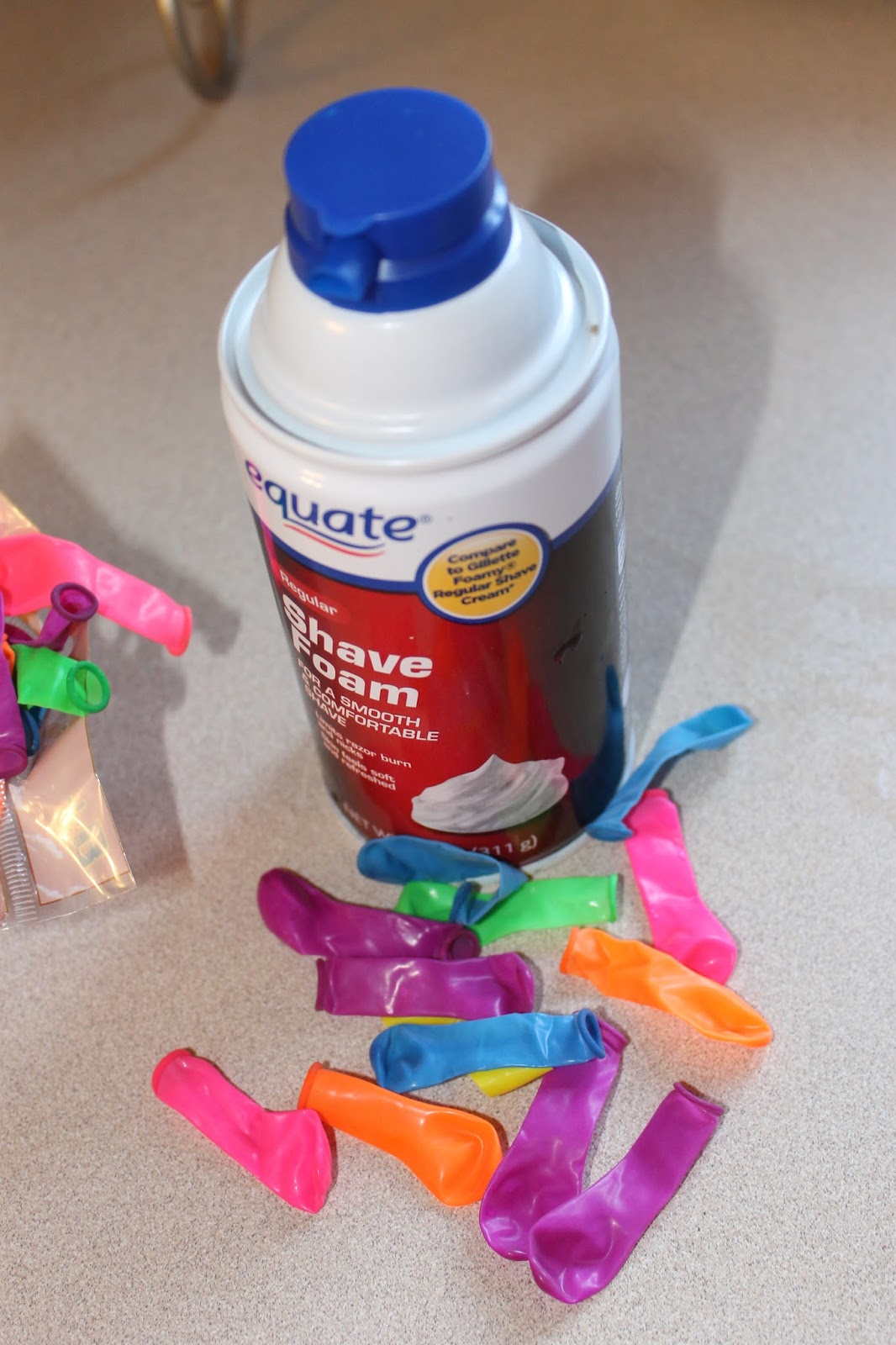 The Logan's Shaving Cream Balloons!!