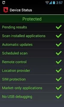 Zoner Mobile Security android apk - Screenshoot