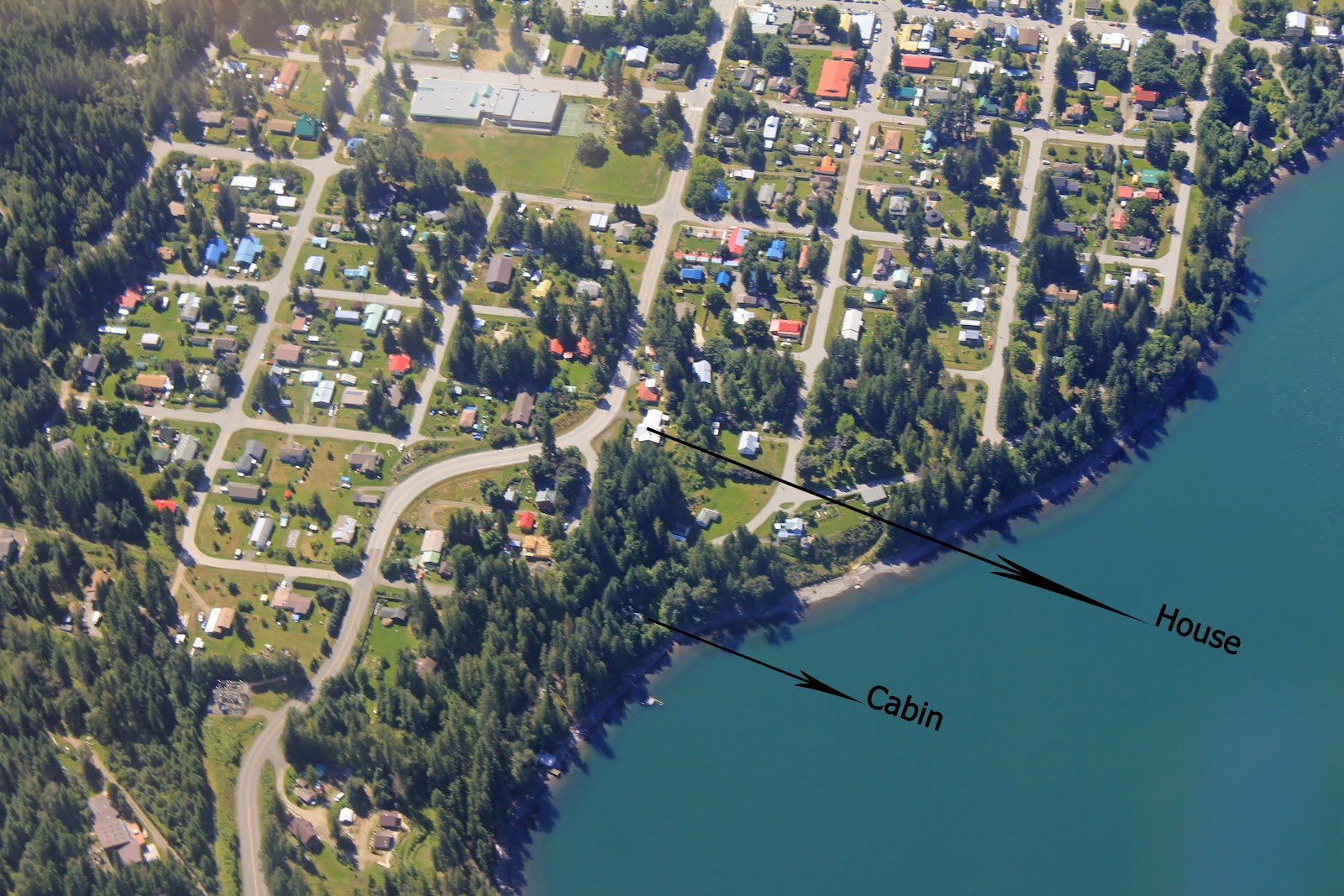 Up Up and Away in the Mountains of BC Above New Denver