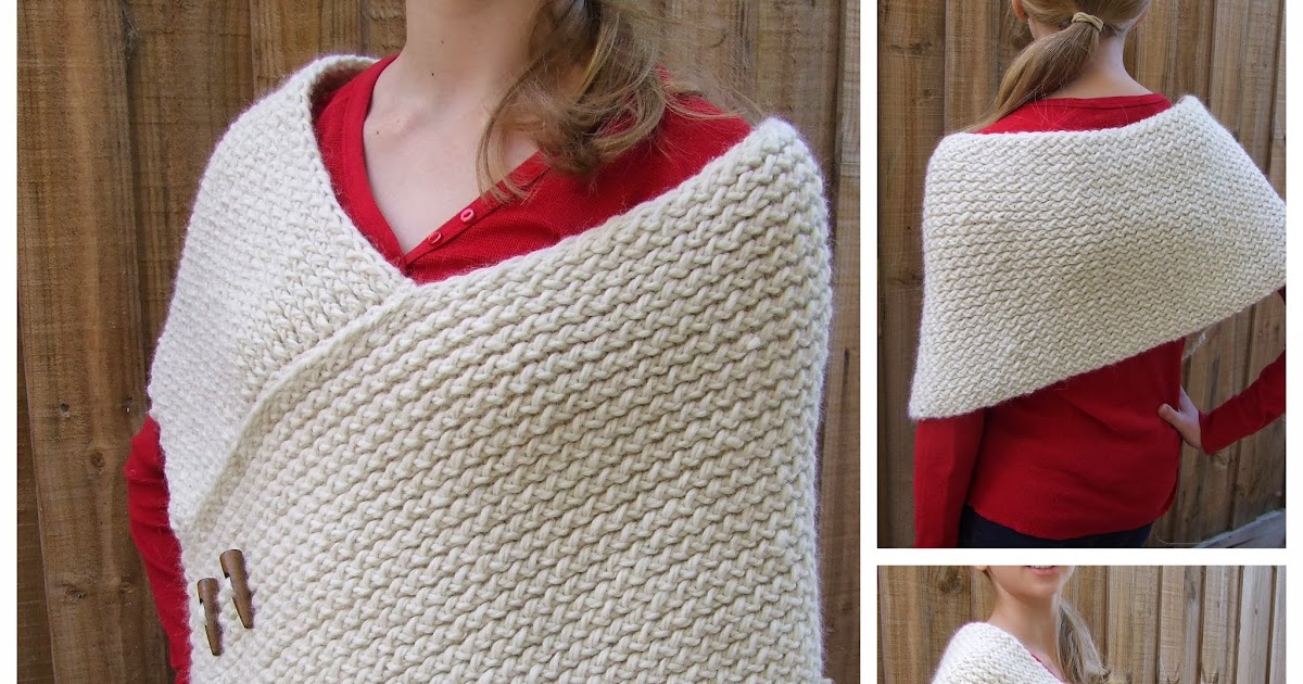 FitzBirch Crafts Loom Knit Wrap