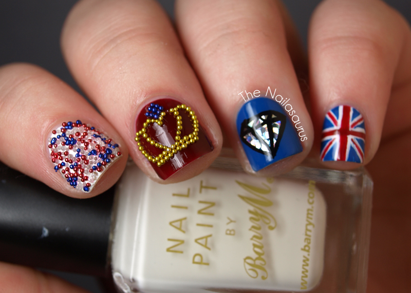 The Nailasaurus UK Nail Art Blog Diamond Jubilee Nail Art! The