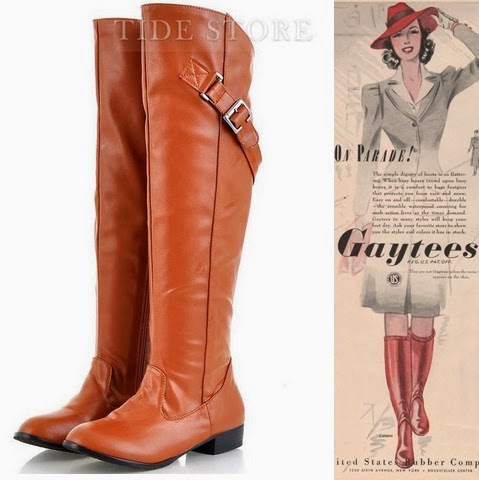 1940s style boots