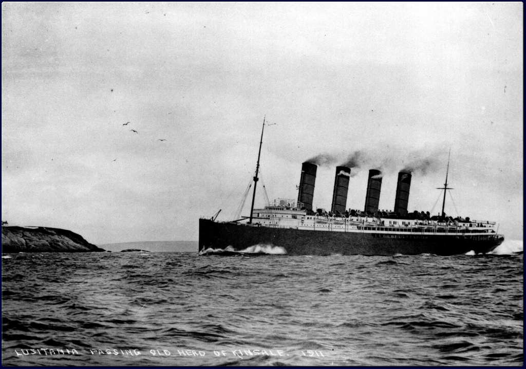 Check Out What RMS Lusitania Looked Like  in 1911 