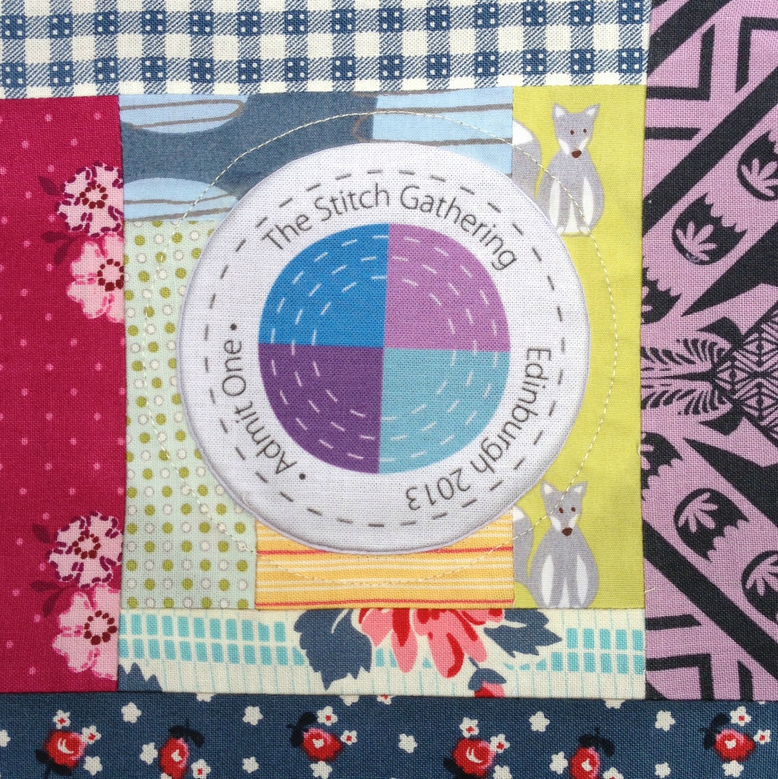 Poppy Makes... A finished quilt and a ticket